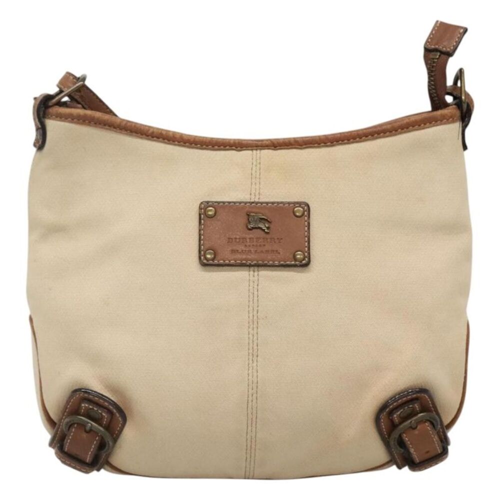 Burberry Blue Label Canvas Beige Canvas Shoulder Bag Bag